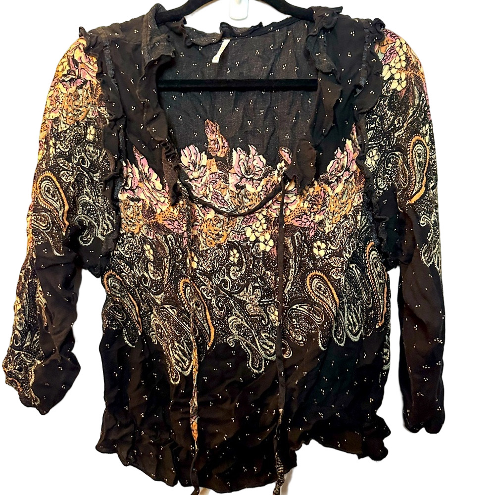 Floral Paisley Women's Top